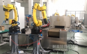 NMT-ZN-631疫苗玻璃瓶特殊涂層工藝,預熱+固化自動化對接隧道爐烘烤線(蘇州?？松?